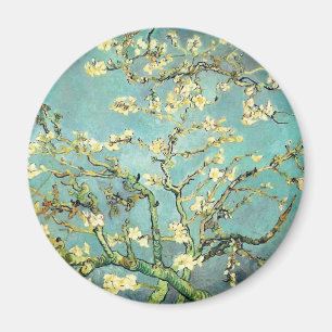 Aimant Arbre d'amande fleurissant Van Gogh Art