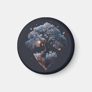 Aimant Arbre de cristal céleste – Art de la nature fantas