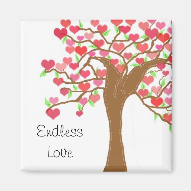 Aimant Arbre de l'amour infini (Devant)