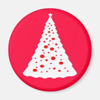 AIMANT ARBRE DE NOËL BLANC