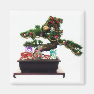 Aimant Arbre de Noël Bonsai