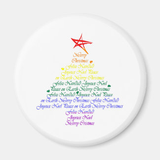 Aimant Arbre de Noël Rainbow