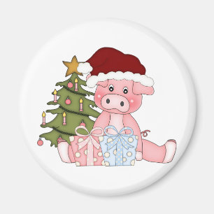 Aimant Arbre de porc et de Noël