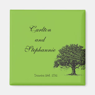 Aimant Arbre de printemps Vert/Noir Favoriser l'aimant
