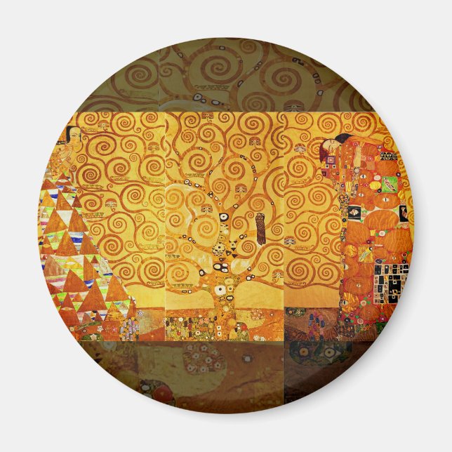 Aimant Arbre de vie Gustav Klimt Nouveau (Devant)
