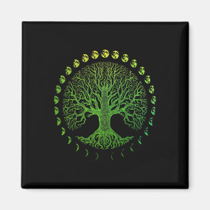 Aimant Arbre Des Phases De Vie De La Lune Don - Jour des