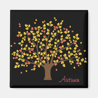 Aimant Arbre d'or d'automne