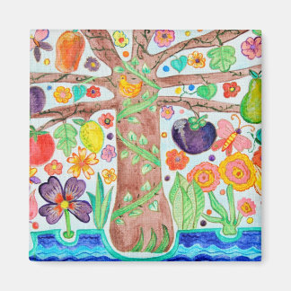 Aimant Arbre du Carré de vie