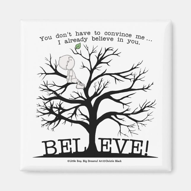 Aimant Arbre en floraison (Devant)