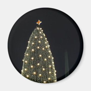 Aimant Arbre national de Noël et Monument de Washington l