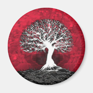 Aimant Arbre rouge de la vie