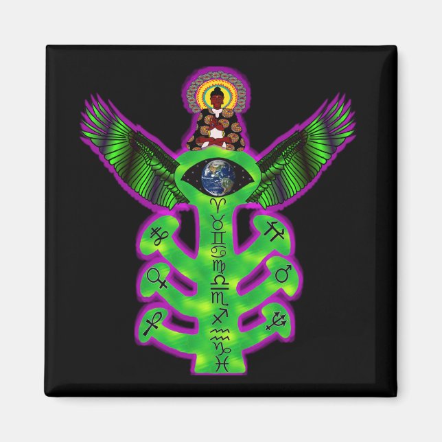 Aimant Arbre sacré de la connaissance (Devant)