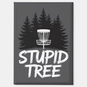 Aimant Arbre stupide Disc Golf Drôle Frisbee Golf Golfeur