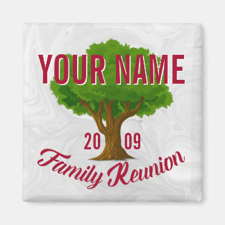 Aimant Arbre vivant Réunion familiale personnalisée