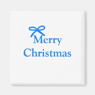 Aimant Arc bleu joyeux Noël cadeaux famille simple moder