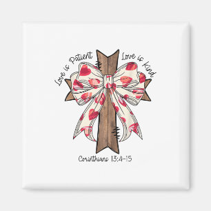 Aimant Arc Coquette Croix Saint-Valentin Jésus Bible Vers