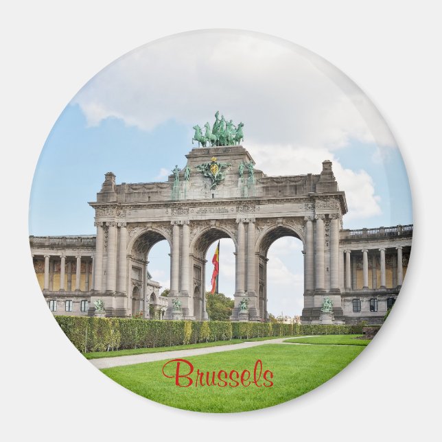 Aimant Arc de triomphe dans le parc du Cinquantenaire à B (Devant)