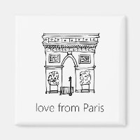 Arc de Triomphe Illustration à main