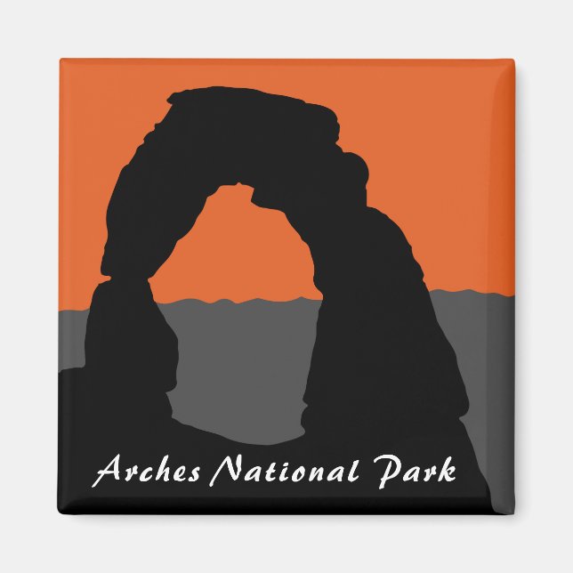 Aimant Arc en Arches National Park - Utah, USA (Devant)