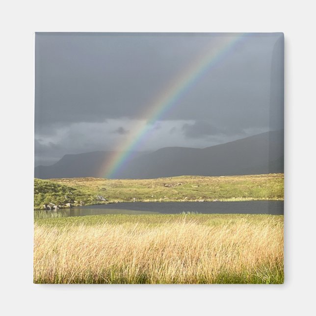 Aimant Arc-en-ciel à Corrour Écosse (Devant)