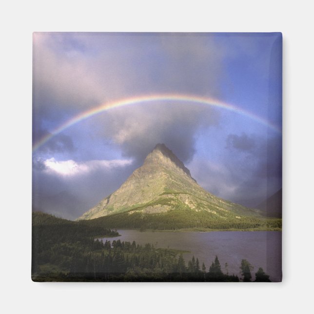 Aimant Arc-en-ciel complet et ciel orageux sur Grinnell (Devant)