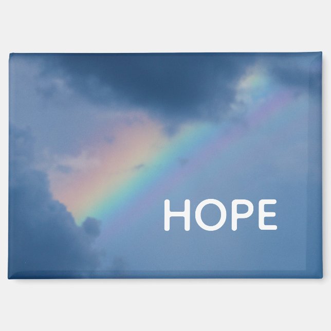 aimant arc-en-ciel HOPE (Recto)
