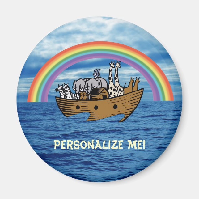 Aimant Arche et arc-en-ciel de Noé (Devant)