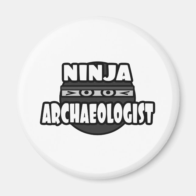 Aimant Archéologue Ninja (Devant)