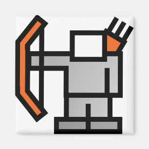 Aimant Archer en Orange