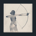 Aimant Archeresse aquarelle Silhouette<br><div class="desc">Tir à l'arc I par Grace Popp. | 138501D</div>