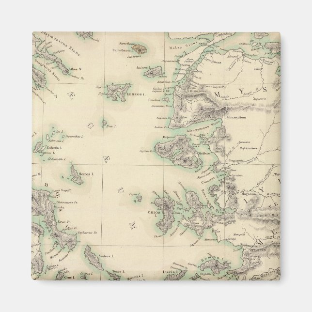 Aimant Archipel grec, ancien (Devant)