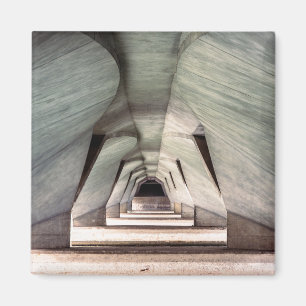 Aimant Architecture de tunnel en béton moderne – Urbain a
