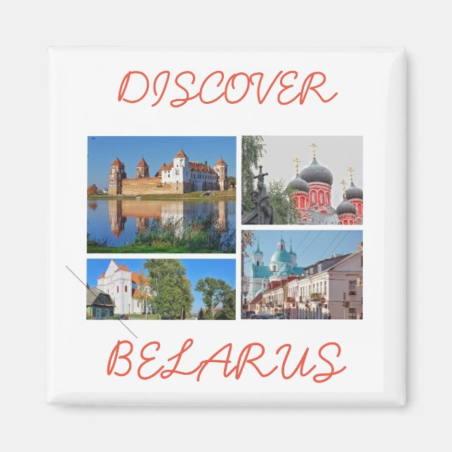 Aimant Architecture des églises du château de Mir Biéloru (Devant)