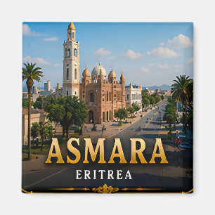 Aimant Architecture italienne d'Asmara et Érythrée intemp