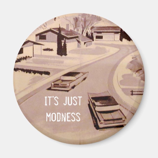 Aimant Architecture moderne du Moyen-siècle (Devant)