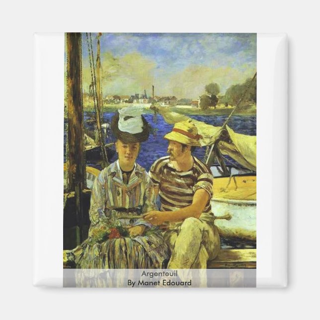 Aimant Argenteuil Par Manet Edouard (Devant)
