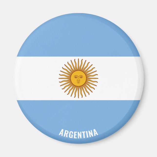 Aimant Argentine Drapeau charmant patriotique (Devant)