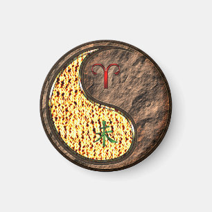 Aimant Aries et la chèvre de la Terre