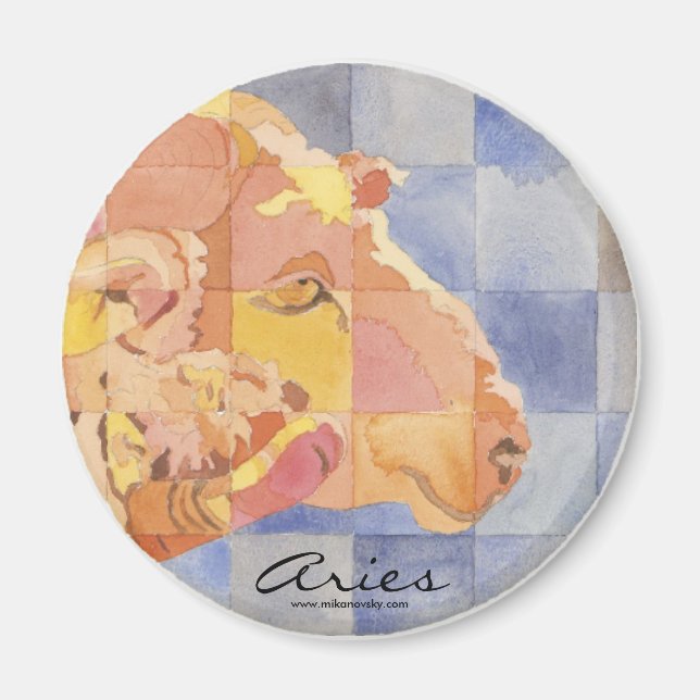 Aimant Aries Zodiac (Devant)