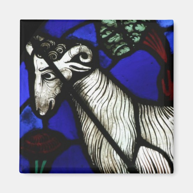 Aimant Aries Zodiac Vitrail Notre-Dame de Paris SFM (Devant)