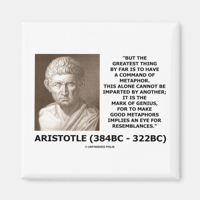 Aimant Aristote Commande De Métaphore Marque De Citation  (Devant)