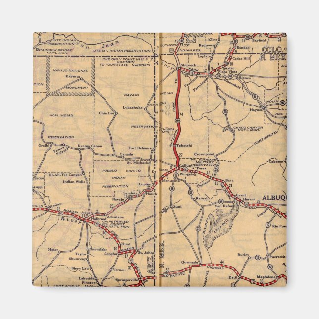 Aimant Arizona, Nouveau-Mexique (Devant)