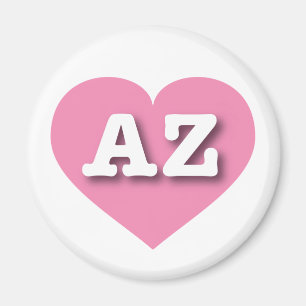 Aimant Arizona Pink Heart - I love AZ