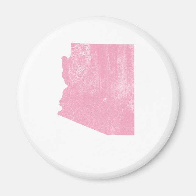 Aimant Arizona Pink Vintage Grunge (Devant)