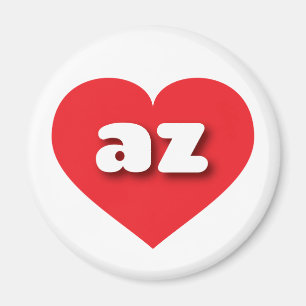 Aimant Arizona red heart - I love az