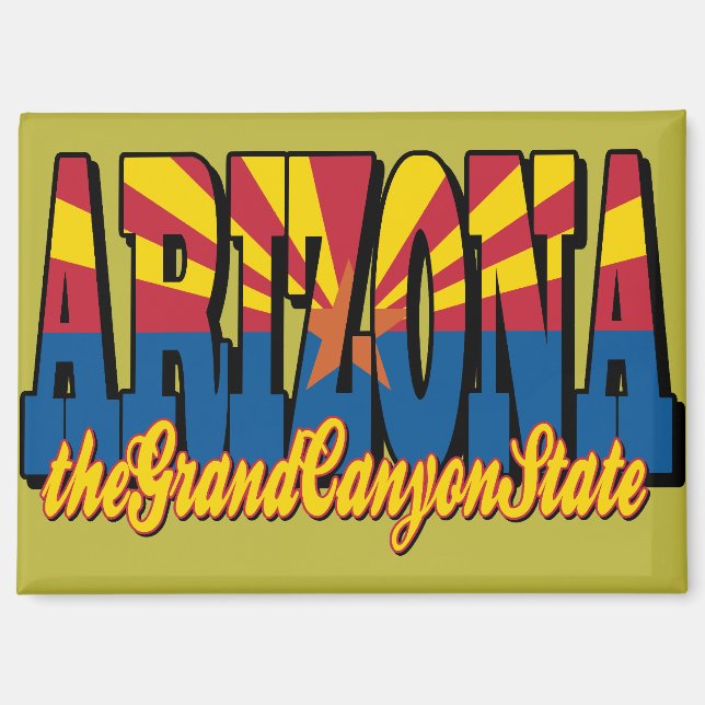 Aimant Arizona the Grand Canyon State (Recto)
