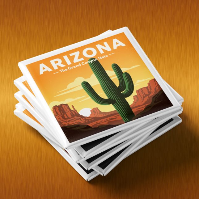 Aimant Arizona vintage (Créateur téléchargé)
