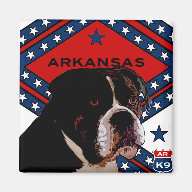 Aimant Arkansas Boxer (Devant)