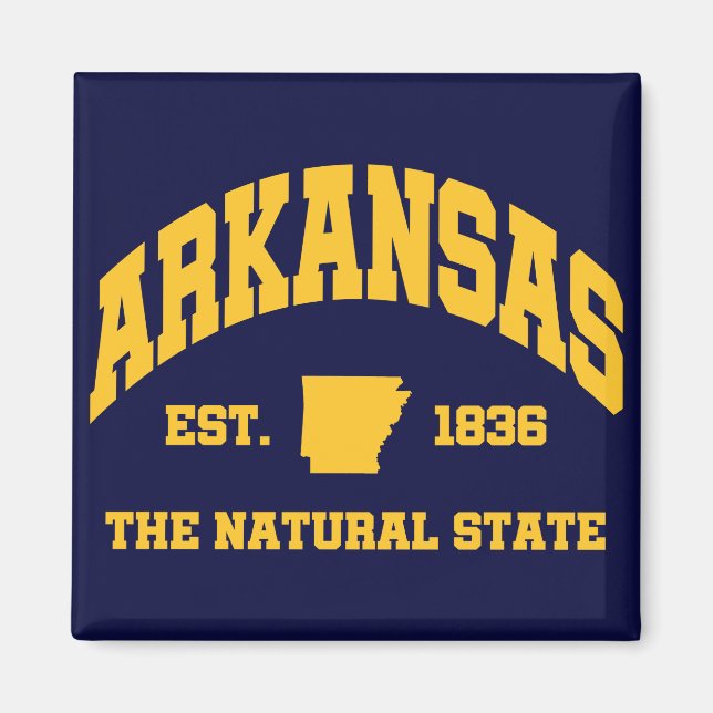 Aimant Arkansas vintage (Devant)