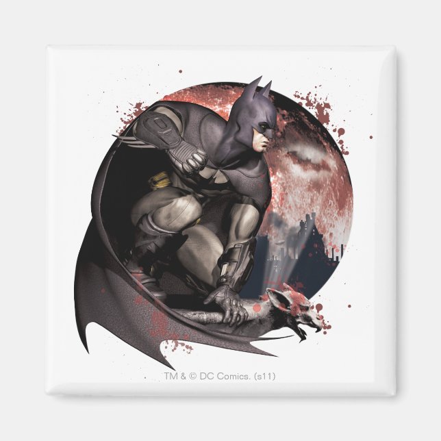Aimant Arkham City Batman Moon (Devant)